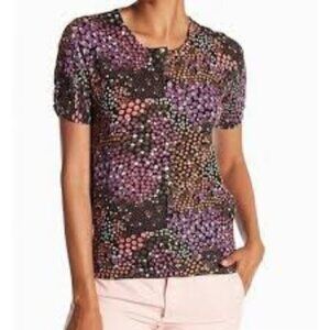 Nordstrom NWT Grace Floral Ribbed Cardigan